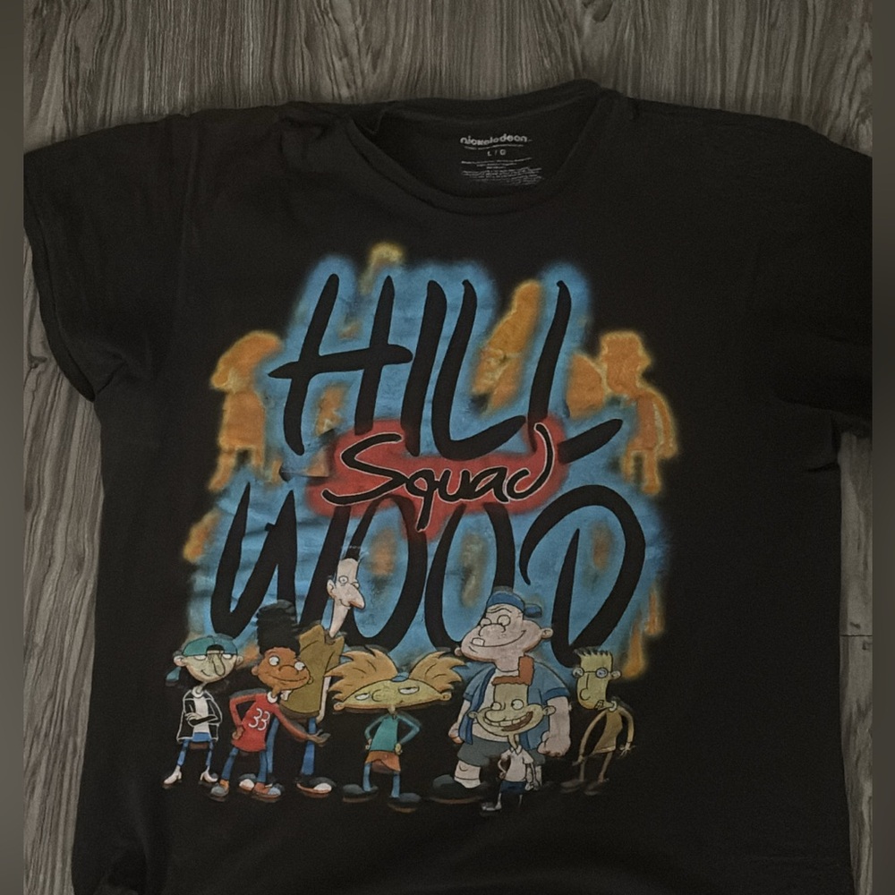 Black and multi-coloured Hillwood Squad T-shirt